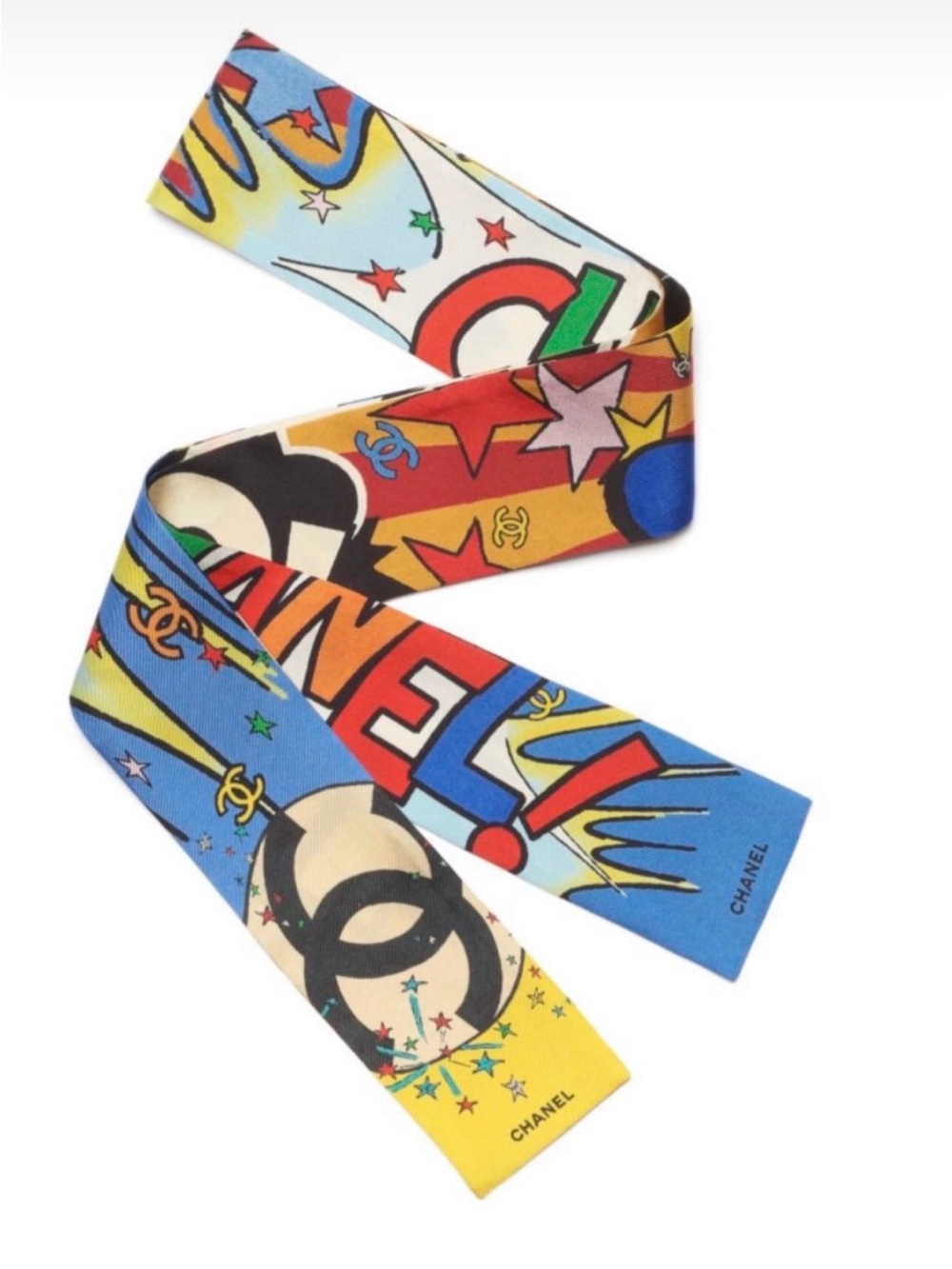 Chanel Métiers d’Art 2026 DC Comics collab Silk Twilly Scarf 💥 31, Rue Cambon